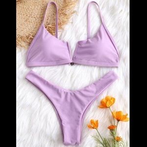 Periwinkle V-Wired Bikini